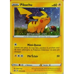 carte Pokémon SWSH039 Pikachu 60 PV - HOLO Promo NEUF FR 