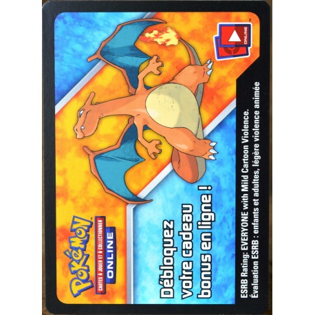 carte Pokémon FRXYMCZ JCC Pokémon carte à code online Dracaufeu-EX Codes NEUF FR 