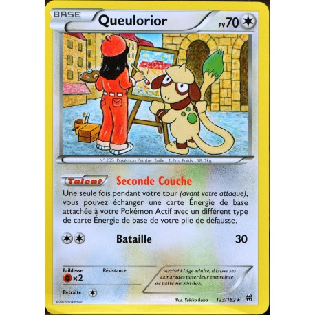 carte Pokémon 123/162 Queulorior 70 PV Deck Combat Légendaire NEUF FR 