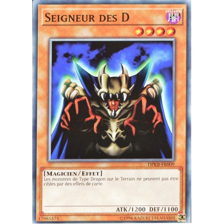 carte YU-GI-OH DPKB-FR009 Seigneur Des D (Lord Of D.) - Commune NEUF FR 