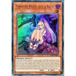 carte YU-GI-OH DUDE-FR006 Floraisons Rouges sous la Racine (Red Blossoms from Underroot) - Ultra Rare NEUF FR 