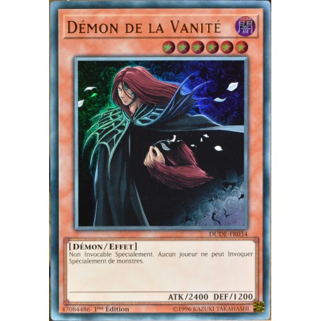 carte YU-GI-OH DUDE-FR034 Démon de la Vanité (Vanity's Fiend) - Ultra Rare NEUF FR 