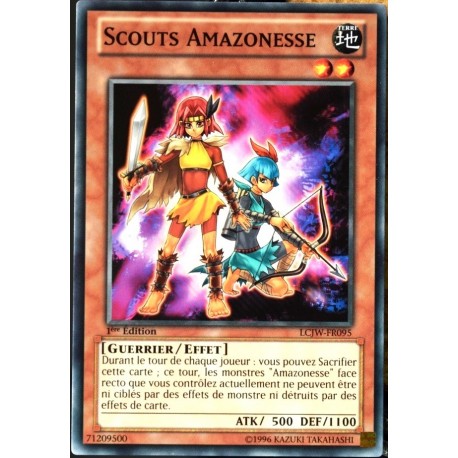 carte YU-GI-OH LCJW-FR095 Scouts Amazonesse (Amazoness Scouts) - Commune NEUF FR 