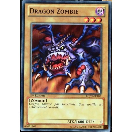 carte YU-GI-OH LCJW-FR183 Dragon Zombie (Dragon Zombie) - Commune NEUF FR 