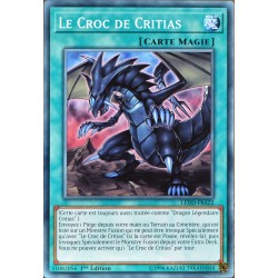 carte YU-GI-OH LEDD-FRA22 Le Croc de Critias Commune NEUF FR 