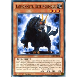 carte YU-GI-OH LEHD-FRB02 Tanngnjostr, Bête Nordique (Tanngnjostr of the Nordic Beasts) - Commune NEUF FR 