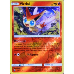 carte Pokémon 10/145 Victini 70 PV - HOLO REVERSE SL2 - Soleil et Lune - Gardiens Ascendants NEUF FR 