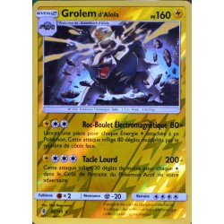 carte Pokémon 42/145 Grolem d'Alola 160 PV - HOLO REVERSE SL2 - Soleil et Lune - Gardiens Ascendants NEUF FR 