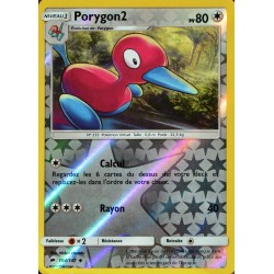 carte Pokémon 104/147 Porygon2 80 PV - REVERSE SL3 - Soleil et Lune - Ombres Ardentes NEUF FR 