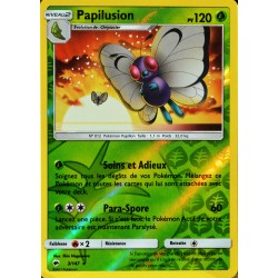 carte Pokémon 3/147 Papilusion 120 PV - REVERSE SL3 - Soleil et Lune - Ombres Ardentes NEUF FR 