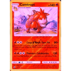 carte Pokémon 14/111 Camérupt  140 PV - REVERSE SL4 - Soleil et Lune - Invasion Carmin NEUF FR 