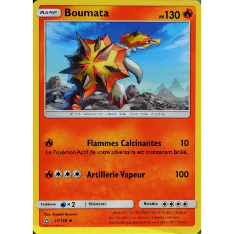 carte Pokémon 27/156 Boumata SL5 - Soleil et Lune - Ultra Prisme NEUF FR 