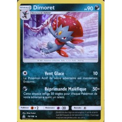 carte Pokémon 74/156 Dimoret SL5 - Soleil et Lune - Ultra Prisme NEUF FR 