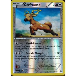 carte Pokémon 91/122 Cerfrousse 90 PV - REVERSE XY - Rupture Turbo NEUF FR 