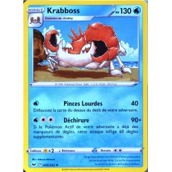carte Pokémon 044/202 Krabboss 130 PV EB01 - Epée et Bouclier 1 NEUF FR 