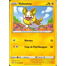 carte Pokémon 074/202 Voltoutou 70 PV EB01 - Epée et Bouclier 1 NEUF FR 
