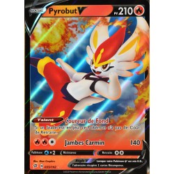 carte Pokémon 035/192 Pyrobut-V EB02 - Epée et Bouclier - Clash des Rebelles NEUF FR 