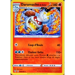 carte Pokémon 028/189 Darumacho de Galar EB03 - Epée et Bouclier - Ténèbres Embrasées NEUF FR 