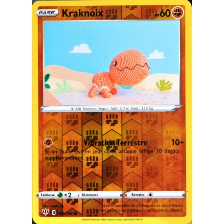 carte Pokémon 089/189 Kraknoix - Reverse EB03 - Epée et Bouclier - Ténèbres Embrasées NEUF FR 