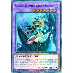 carte YU-GI-OH DLCS-FR006-A Magicienne des Ténèbres le Dragon Chevalier - Bleu Ultra Rare NEUF FR