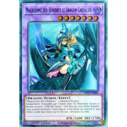 carte YU-GI-OH DLCS-FR006-A Magicienne des Ténèbres le Dragon Chevalier - Violet Ultra Rare NEUF FR