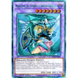 carte YU-GI-OH DLCS-FR006-B Magicienne des Ténèbres le Dragon Chevalier - Vert Ultra Rare NEUF FR 