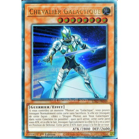 UR LDS2-FR049 Neuf any color Yu-gi-oh Chevalier Galactique 