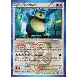 carte Pokémon 101/135 Ronflex 130 PV BW09 - Tempête Plasma NEUF FR 