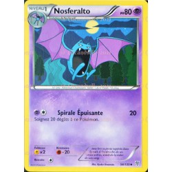 carte Pokémon 54/135 Nosferalto 80 PV BW09 - Tempête Plasma NEUF FR 