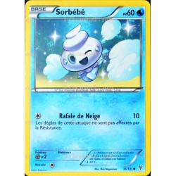 carte Pokémon 35/135 Sorbébé 60 PV BW09 - Tempête Plasma NEUF FR 