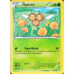 carte Pokémon 4/135 Apitrini 30 PV BW09 - Tempête Plasma NEUF FR 