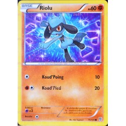 carte Pokémon 75/135 Riolu 60 PV BW09 - Tempête Plasma NEUF FR 