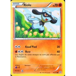 carte Pokémon 76/135 Riolu 70 PV BW09 - Tempête Plasma NEUF FR 