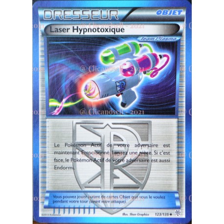 carte Pokémon 123/135 Laser Hypnotoxique BW09 - Tempête Plasma NEUF FR 