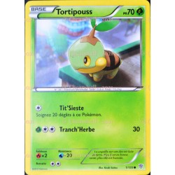 carte Pokémon 1/135 Tortipouss 70 PV BW09 - Tempête Plasma NEUF FR 