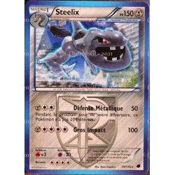 carte Pokémon Steelix 150 PV 79/116 GLACIATION PLASMA NEUF FR 