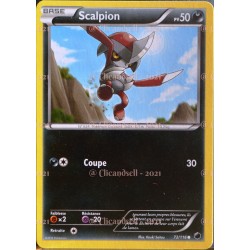 carte Pokémon Scalpion 50 PV 72/116 GLACIATION PLASMA NEUF FR 