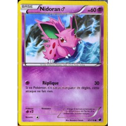 carte Pokémon Nidoran M 60 PV 43/116 GLACIATION PLASMA NEUF FR 