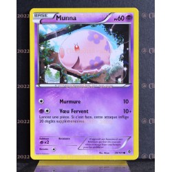 carte Pokémon 39/101 Munna 60 PV Série BW Explosion Plasma NEUF FR