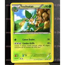 carte Pokémon 8/114 Feuiloutan Noir & Blanc NEUF FR 