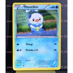 carte Pokémon 27/114 Moustillon Noir & Blanc NEUF FR 