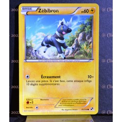 carte Pokémon 41/114 Zébibron Noir & Blanc NEUF FR 