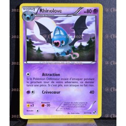 carte Pokémon 51/114 Rhinolove Noir & Blanc NEUF FR 