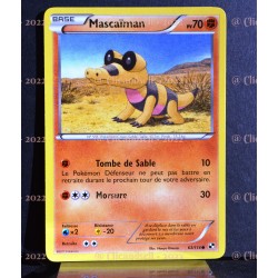 carte Pokémon 63/114 Mascaïman Noir & Blanc NEUF FR 