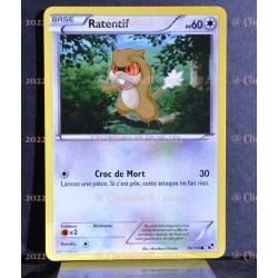carte Pokémon 78/114 Ratentif Noir & Blanc NEUF FR 