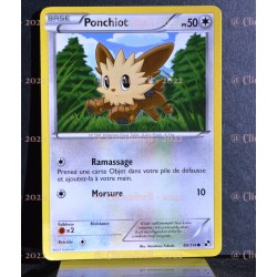 carte Pokémon 80/114 Ponchiot Noir & Blanc NEUF FR 