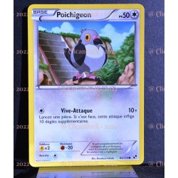 carte Pokémon 84/114 Poichigeon Noir & Blanc NEUF FR 