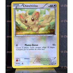 carte Pokémon 88/114 Chinchidou Noir & Blanc NEUF FR 