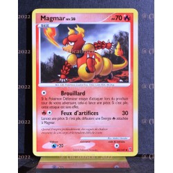 carte Pokémon 65/147 Magmar Lv.28 70 PV Platine VS NEUF FR 