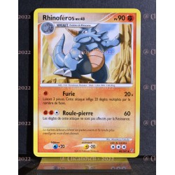 carte Pokémon 80/147 Rhinoféros Lv.45 90 PV Platine VS NEUF FR 